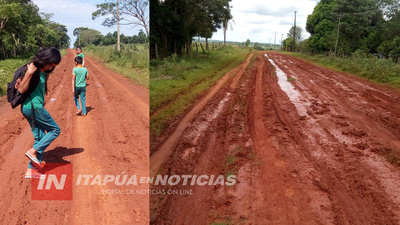 EN GENERAL DELGADO PIDEN ASFALTO DE 17 KM DESDE EL CENTRO A SAN ESTANISLAO.
