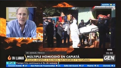HOY / El psiquiatra Manuel Fresco, nos da su perspectiva psicológica sobre el caso del múltiple homicidio