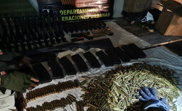 HOY / Otra vez Luque: Incautan armas que estaban para ser enviadas a grupos criminales del Norte