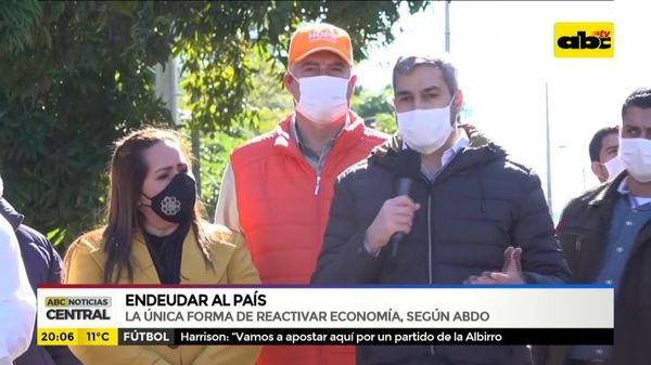 Abdo: Endeudar al país, única forma de reactivar economía - ABC Noticias - ABC Color