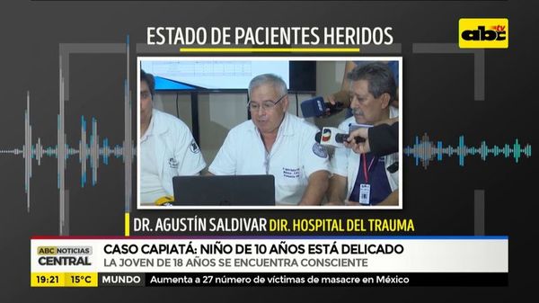 Tragedia en Capiatá: Niño de 10 años está delicado - ABC Noticias - ABC Color