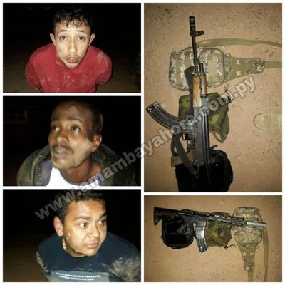 Detienen a tres brasileños armados con fusiles en Bella Vista Norte