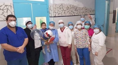 Bebé de un añito le ganó al virus vai y ya va a casa | Crónica