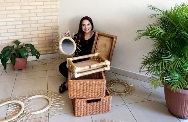 Arte y decoración con mimbre - Sociales - ABC Color