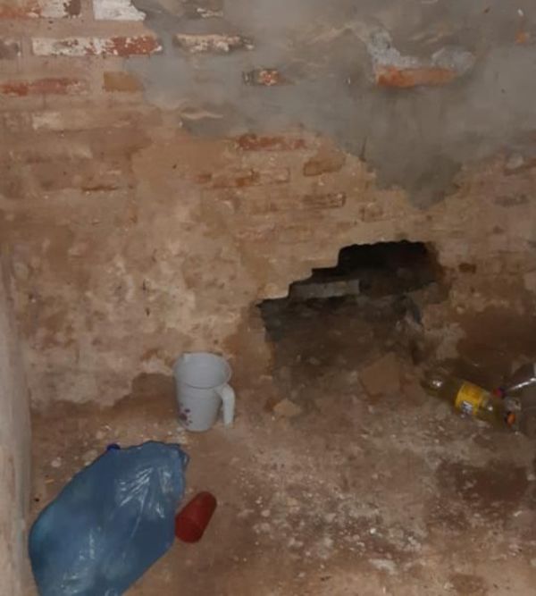 Dos detenidos escaparon de la comisaría de Concepción a través de un boquete - Nacionales - ABC Color