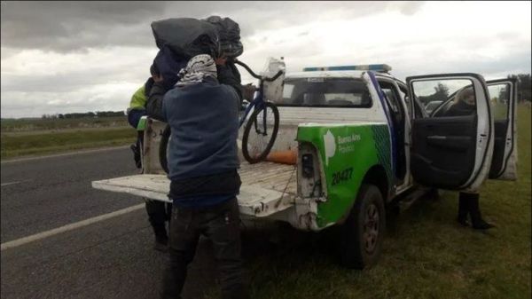 PARAGUAYO PEDALEÓ CASI 2.000 KM. PARA VER EL MAR PERO LO DETUVIERON EN UN CONTROL