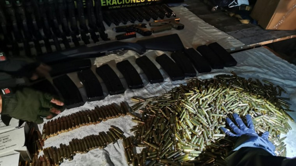Armas incautadas en Luque valen entre US$ 1.000 a US$ 50.000 en el mercado negro