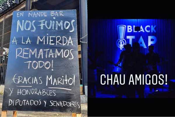 “Nos fuimos a la mierda”, bares anuncian cierre definitivo culpando al “improvisado gobierno” de Abdo - Megacadena — Últimas Noticias de Paraguay
