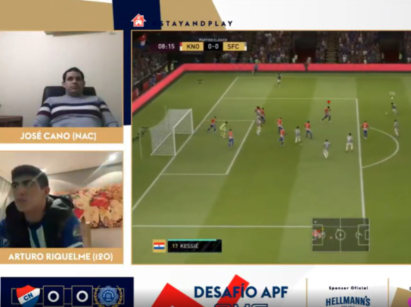 Nacional y 12 de Octubre ofrecen un empate con muchísimos goles