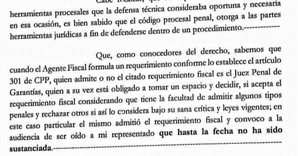 Funcionario “apretado” en caso ZI denunciará a la fiscala ante el JEM