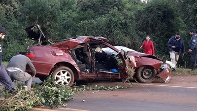 MADRUGADA FATAL SOBRE RUTA N° 6 EN OBLIGADO