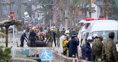 Decenas de muertos y desaparecidos en Japón por las lluvias torrenciales