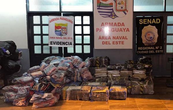 Incautan cargamento de más de 600 kg de marihuana y hachís