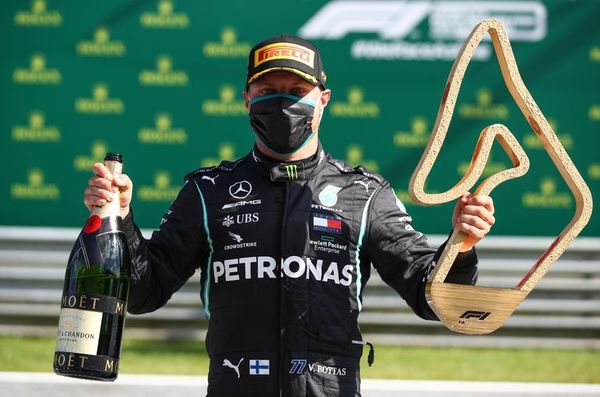 Bottas, primer líder tras ganar en Austria - Automovilismo - ABC Color