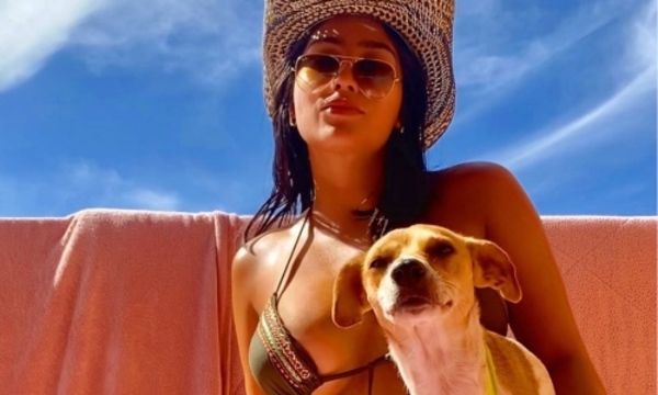 ¡Jazmín Mernes festeja el cumple de su perrita!