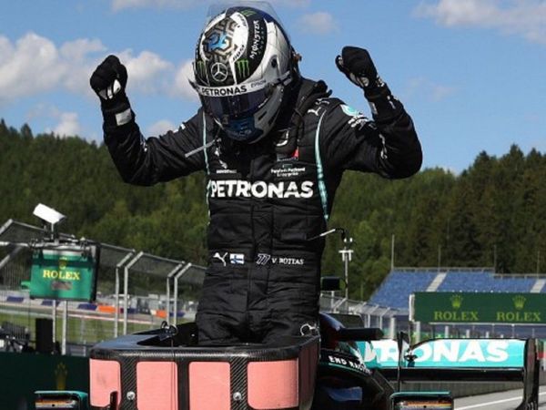 Bottas, primer líder tras ganar en Austria