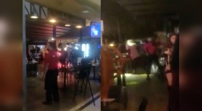 HOY / VIDEO | Incidentes en conocido bar de CDE: discusión acabó con disparos al aire, denuncian