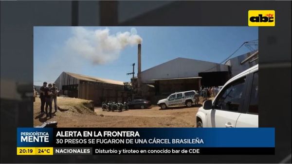 Alerta en la frontera: Más de 30 presos se fugaron de cárcel brasileña - Periodísticamente - ABC Color