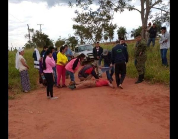 Joven falleció tras accidentarse en un camino vecinal en zona rural del distrito de Capitán Bado