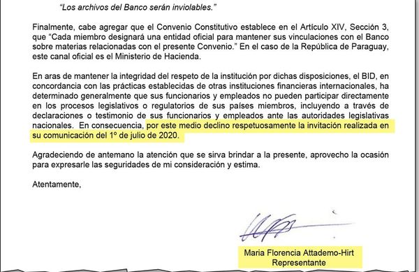 BID se niega a cooperar con Comisión que investiga el fracasado metrobús - Economía - ABC Color