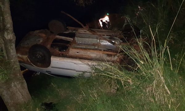 Violento accidente en Mallorquín