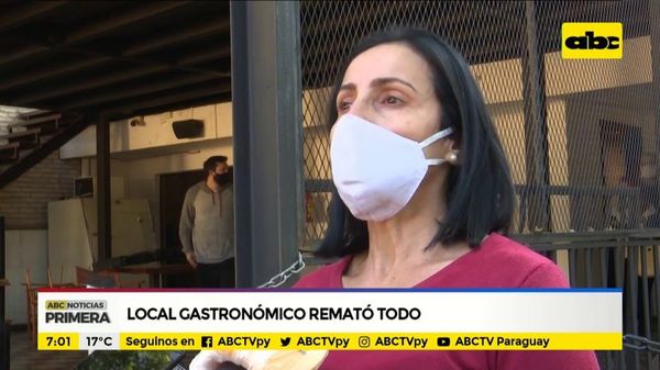 Local gastronómico ”Ñande Bar” cerró y remató todo - ABC Noticias - ABC Color