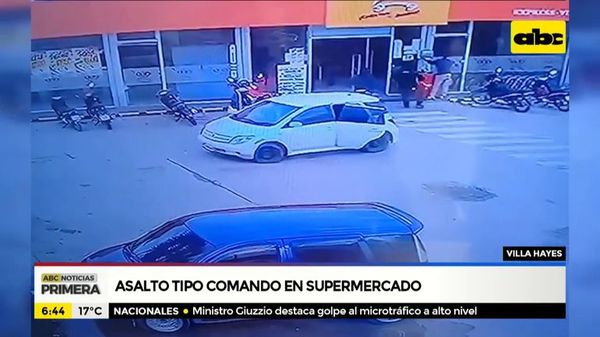 Asalto tipo comando en supermercado - ABC Noticias - ABC Color