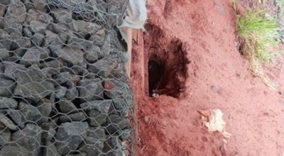 Erosión causó extraña excavación bajo puente de Tacuatí, según explosivista