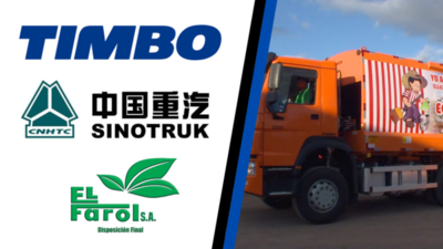 El Farol S.A renueva su flota de camiones para recolección de residuos con dos unidades Sinotruck