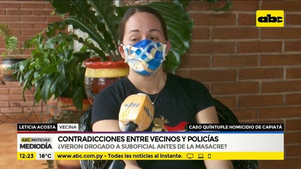 Masacre en Capiatá: Contradicciones entre vecinos y policías - ABC Noticias - ABC Color