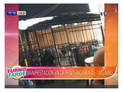 Reclusos de Tacumbú se manifestaron pidiendo visitas