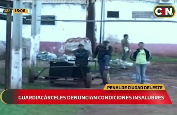 Guardiacárceles denuncian condiciones insalubres en penal de Ciudad del Este - C9N