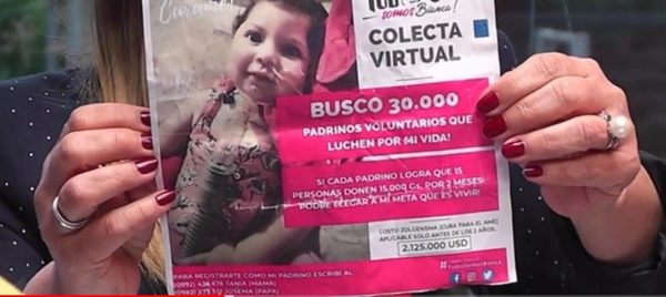 Todos por la pequeña Bianca | Noticias Paraguay