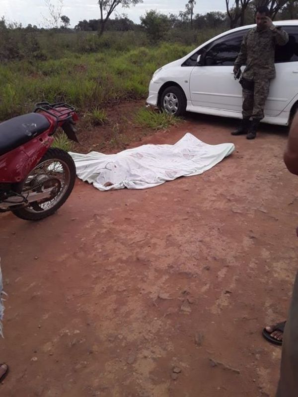 Motociclista perdió la vida tras accidentarse en zona rural de Pedro Juan Caballero