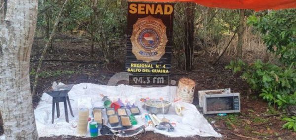 Detectan laboratorio de cocaína en plena reserva de Itaipú