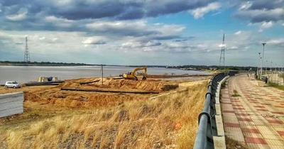 Inició refulado para el Parque Lineal II en la Costanera Norte