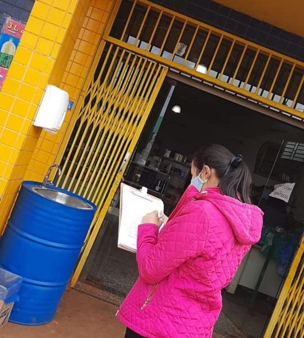 Verifican cumplimiento de medidas sanitarias en locales comerciales de Hernandarias