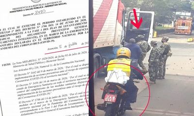 Mototaxistas operan sobre el Puente de  la Amistad bajo protección de marinos – Diario TNPRESS
