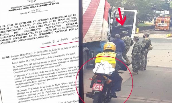 Mototaxistas operan sobre el Puente de  la Amistad bajo protección de marinos – Diario TNPRESS