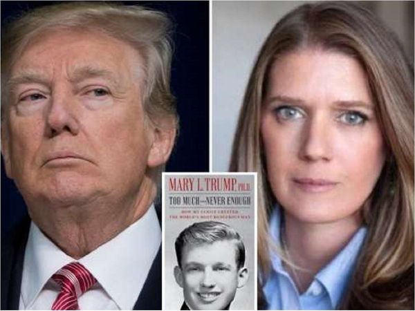 Sobrina de Trump lo describe como narcisista traumatizado por su padre