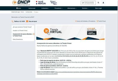 Compras consolidadas anunciadas por el Gobierno se postergan desde hace 7 meses - Nacionales - ABC Color