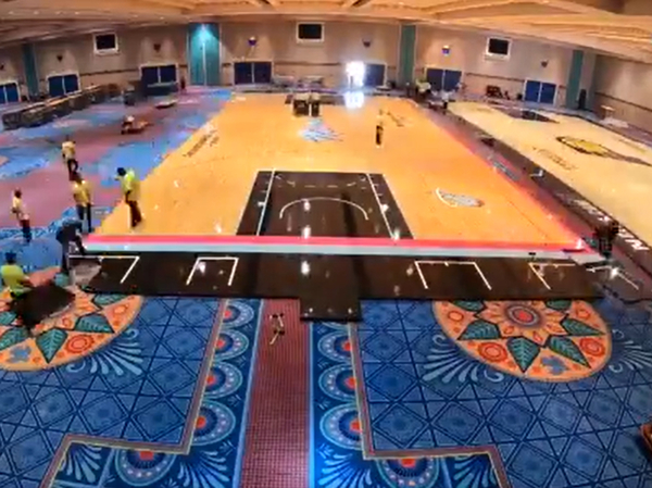Canchas ¡dentro de los hoteles!