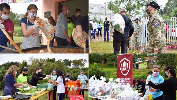 EXITOSA CORRECAMINATA SOLIDARIA DE LA UNAE