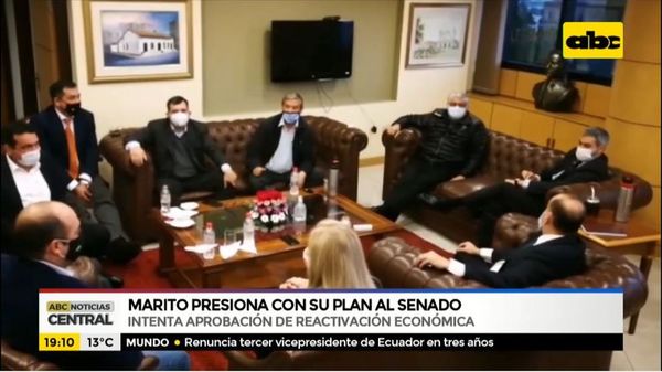 Marito presiona con su plan en el senado - ABC Noticias - ABC Color