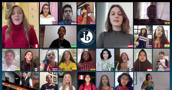 Alumnos de Arambé se destacan en coro mundial