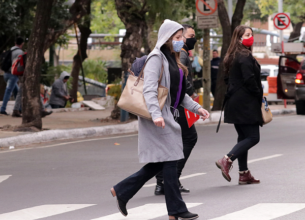 Mitad de semana con temperaturas frías y vientos del sur