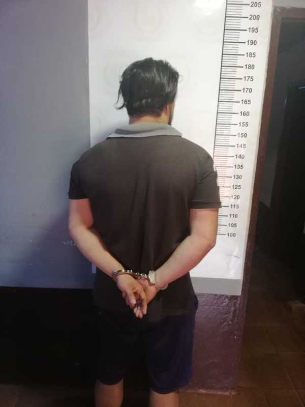 Policías apresan a sujeto que agredía a su concubina