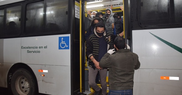 Coronavirus en San Lorenzo: control sanitario en buses