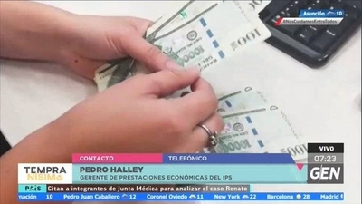 HOY / Pedro Halley, gerente de Prestaciones Económicas del IPS, sobre el pago de la tercera tanda de subsidios del IPS