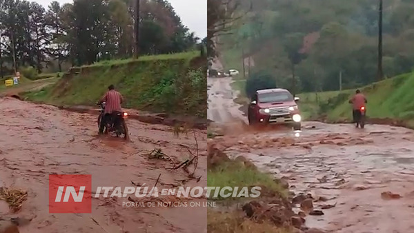 ITAPÚA POTY: IR DESDE SAN BUENAVENTURA HASTA ARROYO CLARO ES TODA UNA ODISEA.